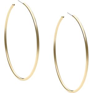 imageMichael Kors Brass Large Hoop Earrings for Women Color Gold Model MKJ4161710