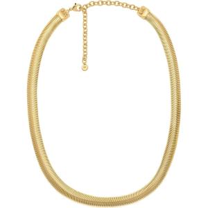 imageMichael Kors Stainless Steel and Pav Crystal Pendant Necklace for WomenGold Chain