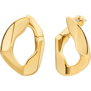 imageMichael Kors Womens 14K GoldPlated Organic Link Earrings