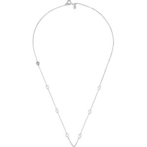 imageMichael Kors Womens Sterling Silver Station NecklaceChain Link