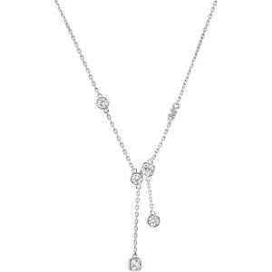 imageMichael Kors Womens Sterling Silver Station NecklaceDouble Layer