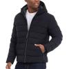 imageMichael Kors Mens Hooded Puffer Jacket Rain and Cold Weather CoatBlack