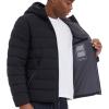 imageMichael Kors Mens Hooded Puffer Jacket Rain and Cold Weather CoatBlack