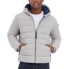 imageMichael Kors Mens Hooded Puffer Jacket Rain and Cold Weather CoatNickel