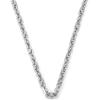 imageMichael Kors Stainless Steel and Pav Crystal Heart Pendant Necklace for WomenSilver Chain Link