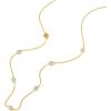imageMichael Kors Womens 14K GoldPlated Sterling Silver Interlocking NecklaceChain