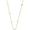 imageMichael Kors Womens 14K GoldPlated Sterling Silver Interlocking NecklaceChain