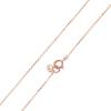 imageMichael Kors Womens 14K Rose GoldPlated Sterling Silver HeartCut Pendant NecklaceHeart Pav