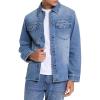 imageMichael Kors Mens Curved Hem Denim Shirt JacketUnion Wash