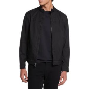 imageMichael Kors Mens Nylon Racer JacketBlack