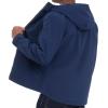 imageMichael Kors Mens Hooded Windbreaker Rain and Wind Resistant Midnight Blue Large