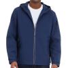 imageMichael Kors Mens Hooded Windbreaker Rain and Wind Resistant Midnight Blue Large