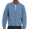 imageMichael Kors Mens Lightweight Bomber Jacket Wind and Water ResistantDark Chambray Blue