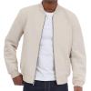 imageMichael Kors Mens Lightweight Bomber Jacket Wind and Water ResistantDune