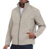imageMichael Kors Mens Reinforced Polyester Jacket Wind and Water Resistant Light Sage Small