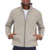 imageMichael Kors Mens Reinforced Polyester Jacket Wind and Water Resistant Light Sage Small