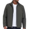 imageMichael Kors Mens Reinforced Polyester Jacket Wind and Water Resistant Dark Olive Green Small