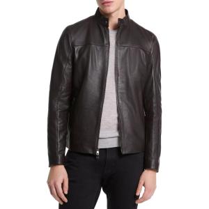 imageMichael Kors Mens Basic Racer JacketChocolate