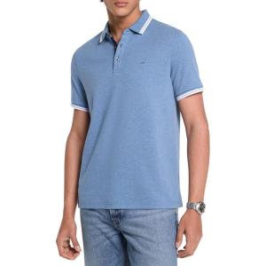 imageMichael Kors Mens Greenwich PoloDark Chambray Heather