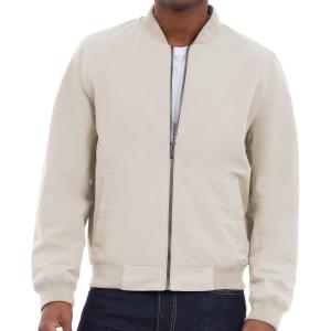 imageMichael Kors Mens Lightweight Bomber Jacket Wind and Water ResistantDune