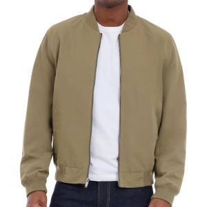 imageMichael Kors Mens Lightweight Bomber Jacket Wind and Water ResistantSafari