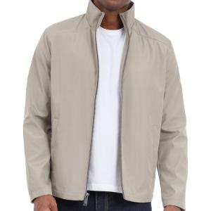 imageMichael Kors Mens Reinforced Polyester Jacket Wind and Water Resistant Light Sage Small