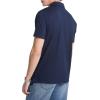 imageMichael Kors Mens Sleek Pique Short Sleeve Zip PoloMidnight