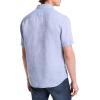 imageMichael Kors Mens Short Sleeve Linen ShirtChambray