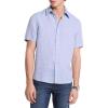 imageMichael Kors Mens Short Sleeve Linen ShirtChambray