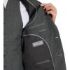 imageMichael Kors Mens 3Piece Classic Fit Suit Separates  Blazer Vest ampamp Pants Perfect for Weddings Proms ampamp Formal EventsGrey Sharkskin