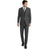 imageMichael Kors Mens 3Piece Classic Fit Suit Separates  Blazer Vest ampamp Pants Perfect for Weddings Proms ampamp Formal EventsGrey Sharkskin