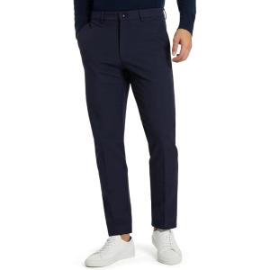 imageMichael Kors Mens Bedford Classic Fit Dress Pants  Stretch Fabric Chino Pant  Kahki Pant for Business ampamp Casual WearNavy