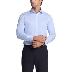 imageMichael Kors Mens Dress Shirt Comfort Stretch Regular FitPowder Blue