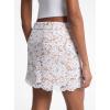 imageMichael Kors Womens Floral Lace Mini SkirtWhite