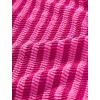 imageMichael Kors Womens Textured Stripe Muti Wear Bra TopWild Berry