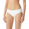 imageMichael Kors Womens Solid Classic Shirred BottomWhite