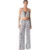 imageMichael Kors womens Monotone Floral Mesh Pull on PantWhite