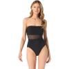 imageWomens Mesh Belted Bandeau 1pcBlack