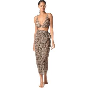 imageMichael Kors Womens Cheetah Print Wrap Tie PareoCaf