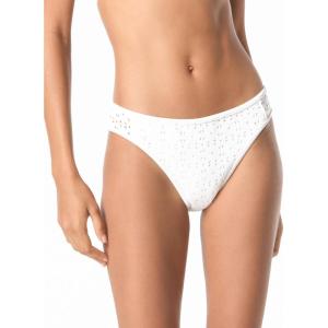 imageMichael Kors Womens Laser Cut High Leg BottomWhite