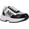 imageMichael Kors Kids Footwear Girls Cosmo Maddy Sneaker Silver MetallicBlack 1 Big Kid