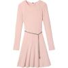 imageMichael Kors Womens Chain Belt Flare Mini DressRosewater
