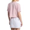 imageMichael Kors Womens Cropped Empire Stud TShirtRosewater Wash
