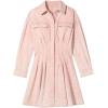 imageMichael Kors Womens Denim Pleated Shirt DressRosewater