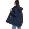 imageMichael Kors Womens Hooded Anorak Rain CoatNavy