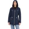 imageMichael Kors Womens Hooded Anorak Rain CoatNavy