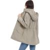 imageMichael Kors Womens Hooded Anorak Rain CoatSage