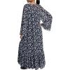 imageMichael Kors Womens Scoop Neck Maxi DressChambray
