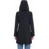 imageMichael Kors Womens Single Breasted Raincoat with Detachable HoodBlack
