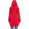 imageMichael Kors Womens Single Breasted Raincoat with Detachable HoodRed